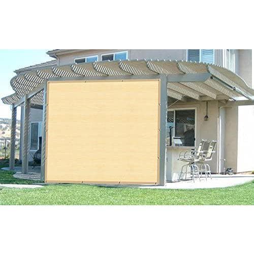 Shatex 10 ft. x 10 ft. 90% Fabric Sun Shade Cloth Taped Edge