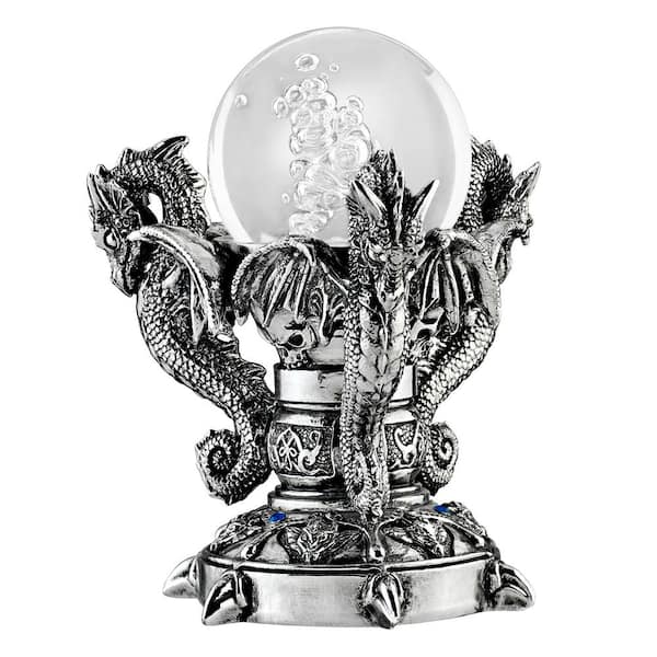 Design Toscano Dragons of Corfu Castle Mystic Novelty Glass Globe