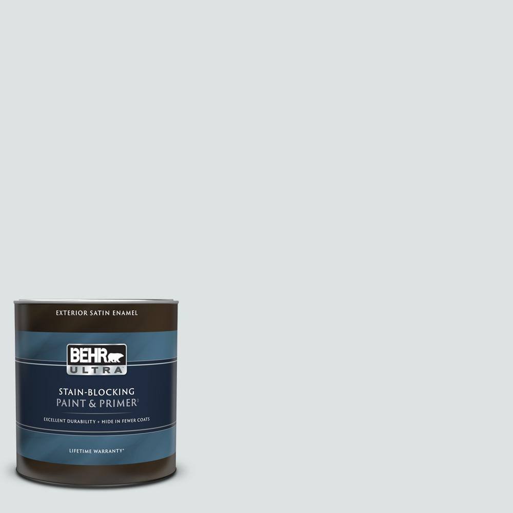 BEHR ULTRA 1 qt. MQ327 Etched Glass Satin Enamel Exterior Paint