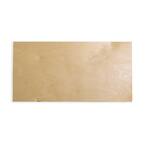 Handprint 1/4 in. x 12 in. x 24 in. Birch Markerboard 438069 - The Home ...