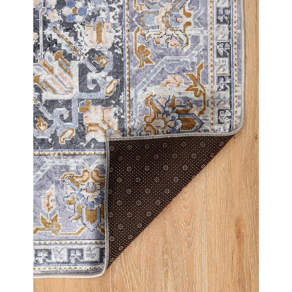 Echelon Cammie Lavender/Grey 5 ft. x 7 ft. Area Rug