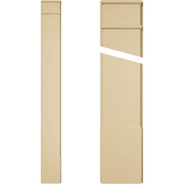Ekena Millwork 2 in. D x 12 in. W x 108 in. L Primed Polyurethane Pilaster 1- Pack