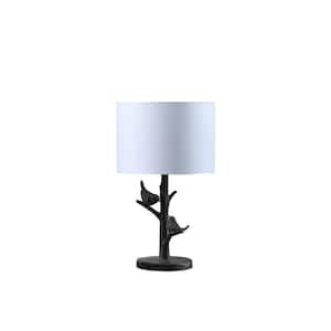 18.5 in. Bronze Standard Light Bulb Bedside Table Lamp