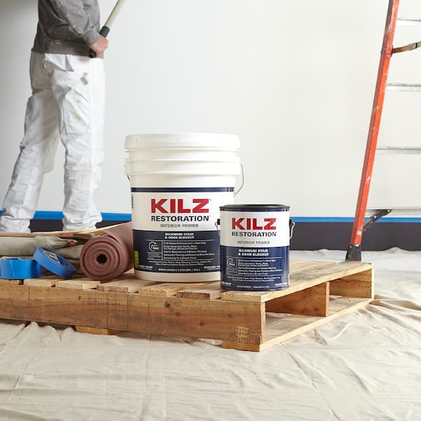 kilz restoration for cigarette smoke Kilz 5gal Restoration Interior Primer