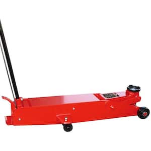 10-Ton Heavy-Duty Long Frame Floor Jack with Foot Pedal