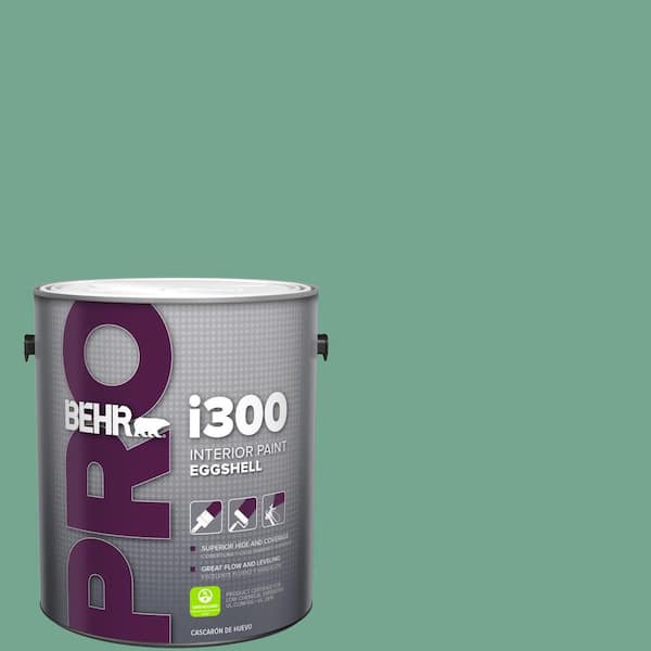 1 gal. #M420-5 Free Green Eggshell Interior Paint