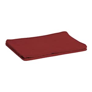 ProFoam 18 in. x 24 in. Outdoor Deep Seat Back Cover, Ruby Red Leala