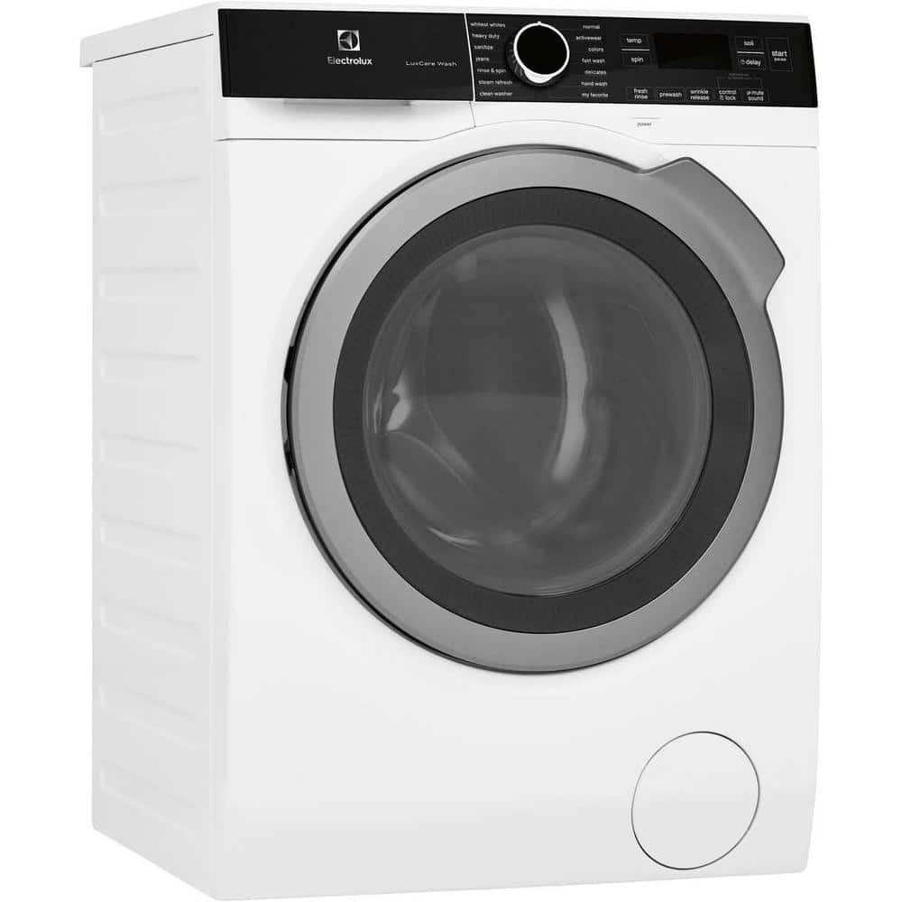 White 2.4 Cu. Ft. High Efficiency Front Load Washer with Steam