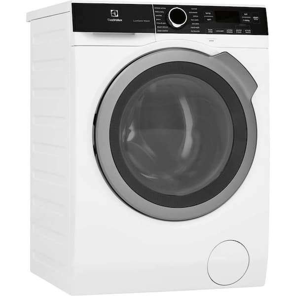 24 in 2.4 cu. ft. Compact Stackable Front Load Washer in White with LuxCare Wash and Steam Refresh, ENERGY STAR