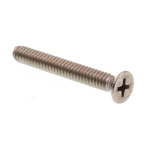Phillips Drive 1-3/4 Length 18-8 Stainless Steel Machine Screw Meets ASME B18.6.3 Fully Threaded Flat Head Plain Finish #10-32 UNF Threads 1-3/4 Length Small Parts Pack of 50 