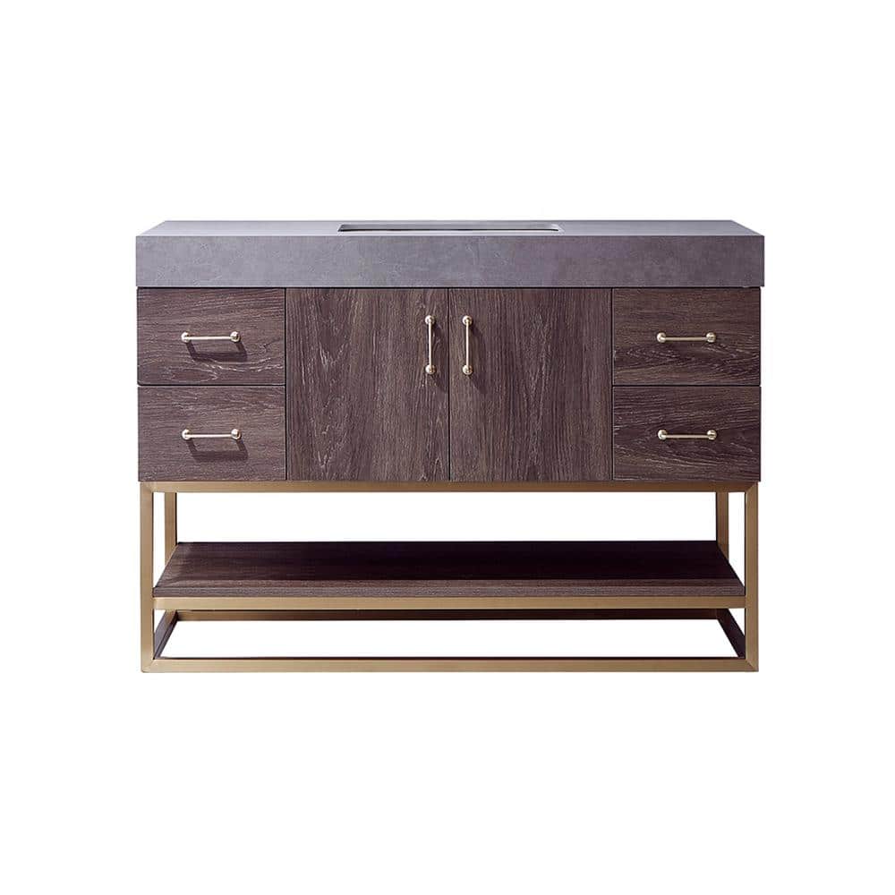 ROSWELL Alistair 48 in. W x 22 in. D x 34 in. H Bath Vanity in North