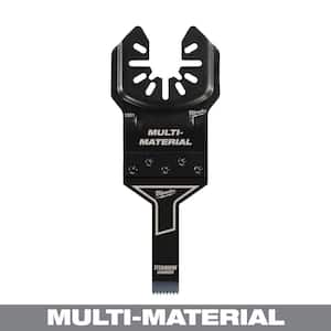 3/8 in. Titanium Bi-Metal Universal Fit Wood and Metal Cutting Multi-Tool Oscillating Blade (1-Pack)