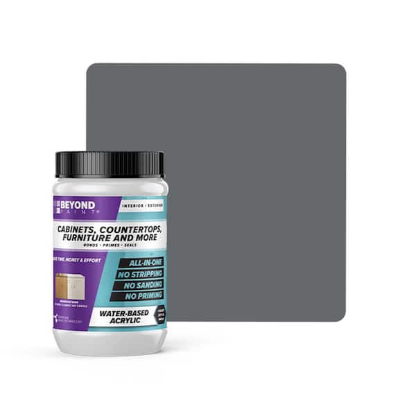 1 qt. Pewter Cabinets, Countertops, Furniture and More Multi-Surface All-in-One Interior/Exterior Refinishing Paint