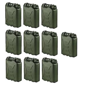 5 Gal. 20 l Green Portable Water Storage Container (10-Pack)