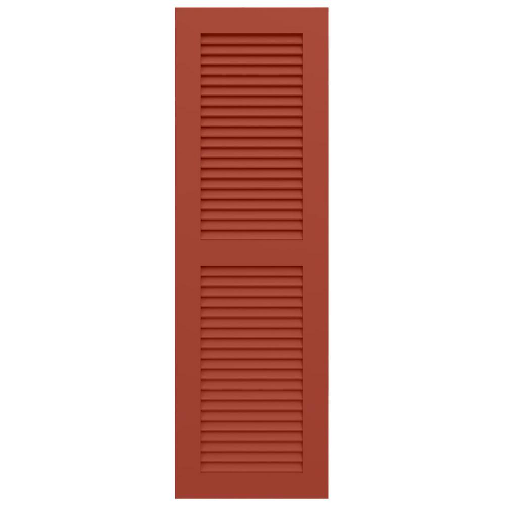 TruFit PVC 15 in. W x 66 in. H Louvered Vinyl Shutters Pair in Colorful Leaves price history on PriceWatchPro