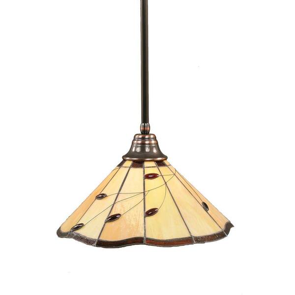 Filament Design Concord 1-Light Black Copper Pendant