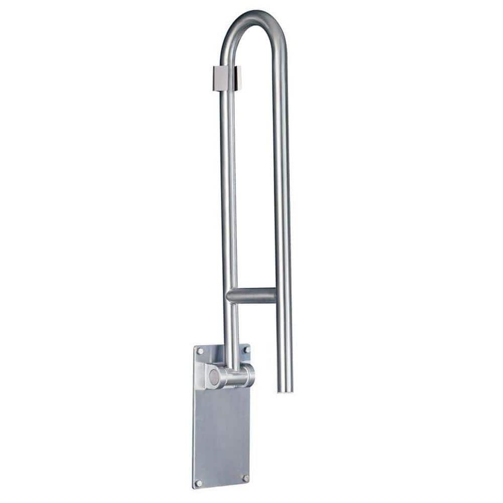 Stainless Steel 30-Inch Flip-Up Wall Mount Grab Bar
