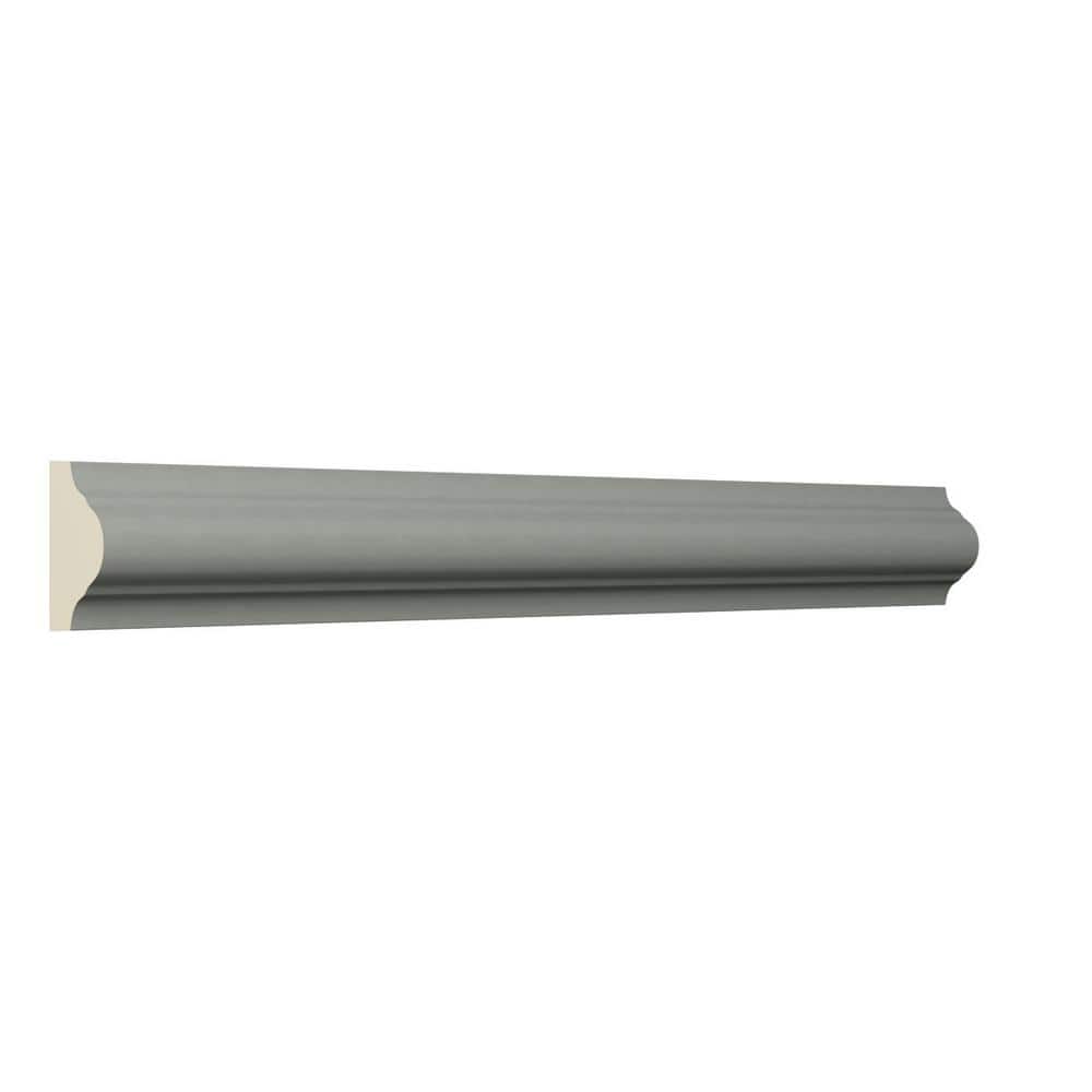 Primed White Polyurethane Wall Panel Moulding, 94.5 in