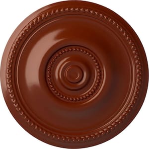 20-5/8 in. x 1-3/8 in. Raynor Urethane Ceiling Medallion (Fits Canopies upto 6 in.), Firebrick