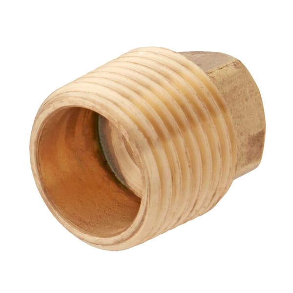 1/2 in. MIP Brass Plug Fitting