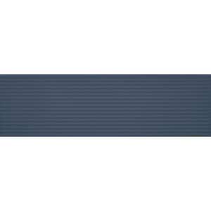 Stencil Indigo 4 in. x 12 in. Glazed Porcelain Linear Floor and Wall Tile (767.36 sq. ft./pallet)