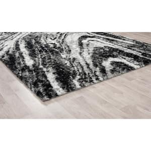 Zenith Multi-Colored 2 ft. x 3 ft. Swirl Area Rug