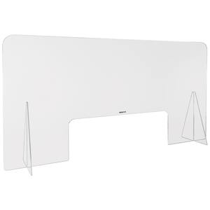 47.24 in. Wide Countertop Protective Sneeze Guard