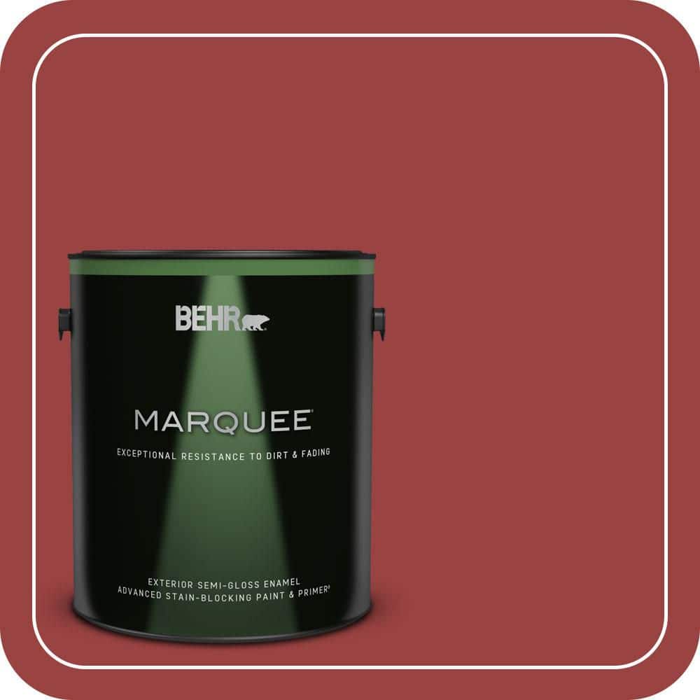 BEHR MARQUEE 1 gal. #MQ1-10 Red My Mind Semi-Gloss Enamel Exterior