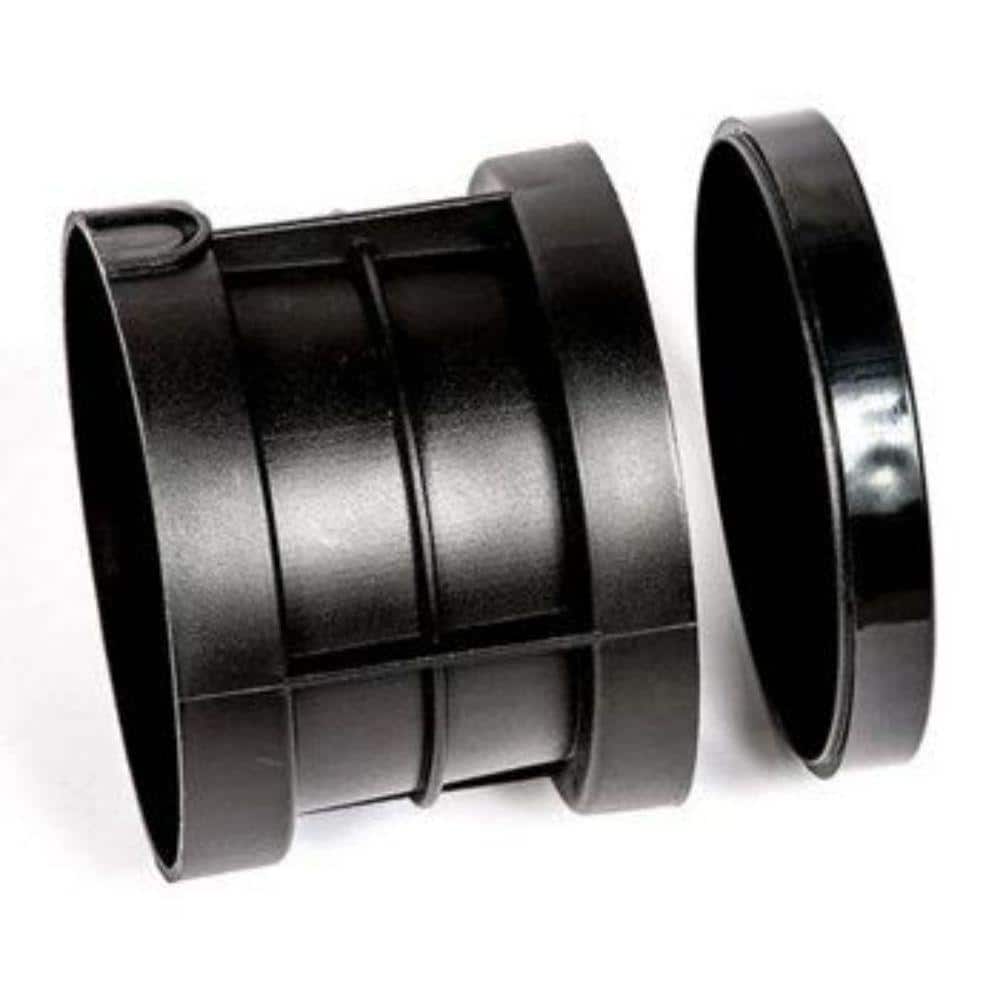 Black Metal and Composite 5" LED Well Light with Curved Grill Cover