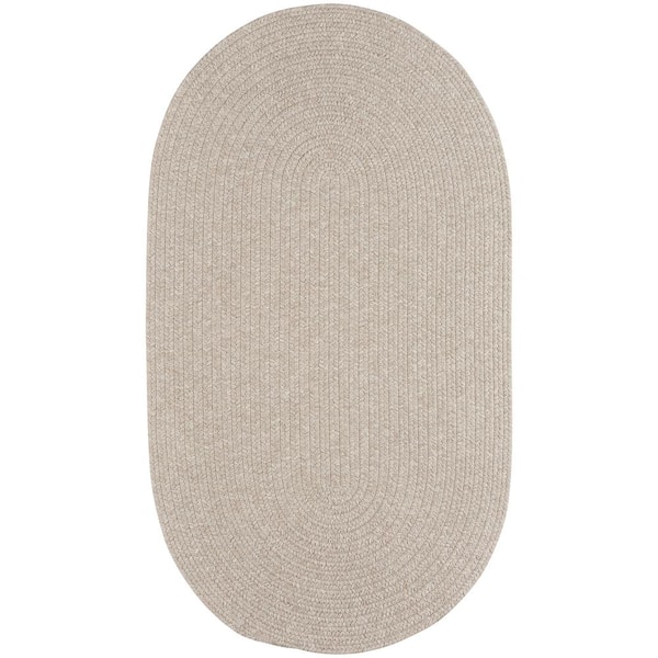 Capel Candor Natural 5 ft. x 8 ft. Oval Area Rug