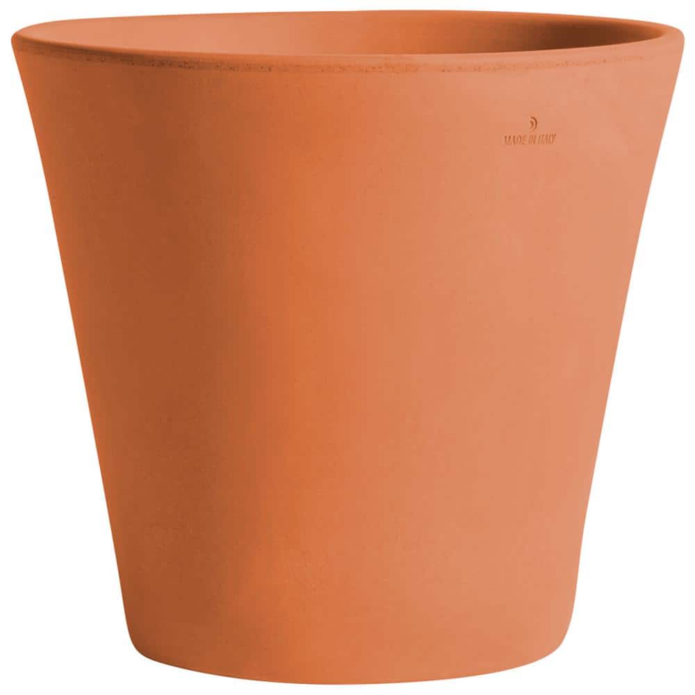 10.25 in. Terra Cotta Flair Clay Pot Cabo 14260 The Home Depot