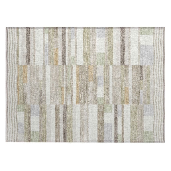 Chantille Machine Washable Indoor/Outdoor Abstract ACN2820 Ivory 2 ft. x 3 ft. Accent Rug