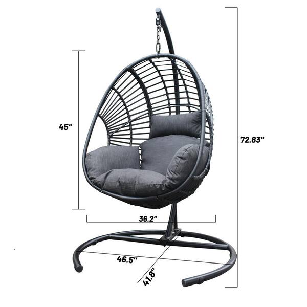 Egg discount chair measurements