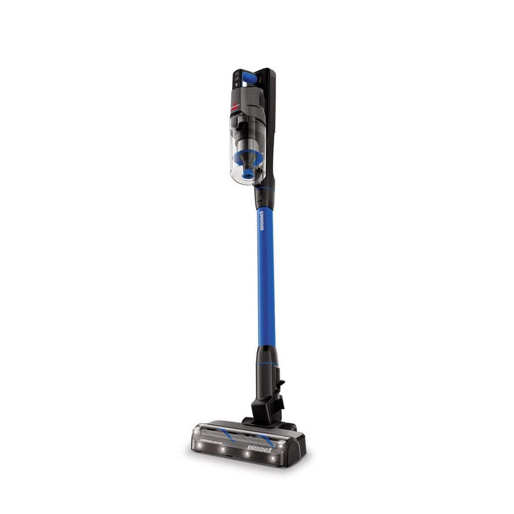 Bissell PowerClean FurFinder 200W Bagless Cordless HEPA Sealed System Stick Vacuum for Multi‑Surfaces in Blue with Self‑Stand