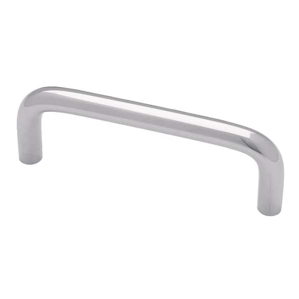 Liberty 3 in. (76mm) Center-to-Center Polished Chrome Wire Drawer Pull
