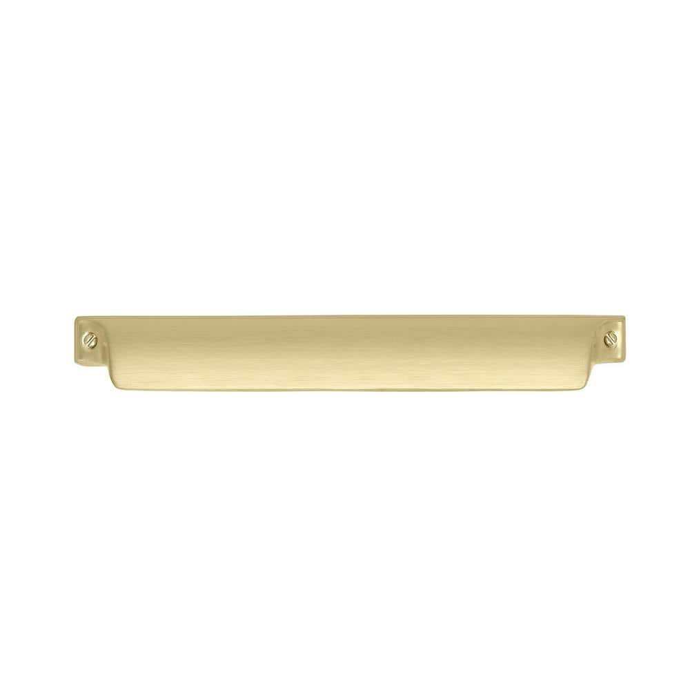 Matte Gold 6-5/16" Cup Cabinet Pull with Mounting Hardware
