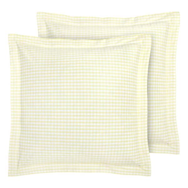 Laura Ashley Hedy Yellow Cotton European Sham Set