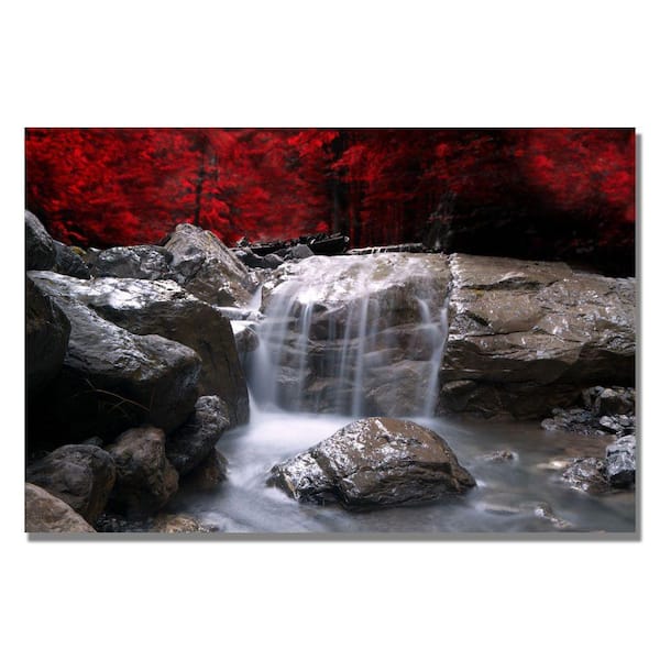 Trademark Fine Art 35 in. x 47 in. Red Vison Canvas Art