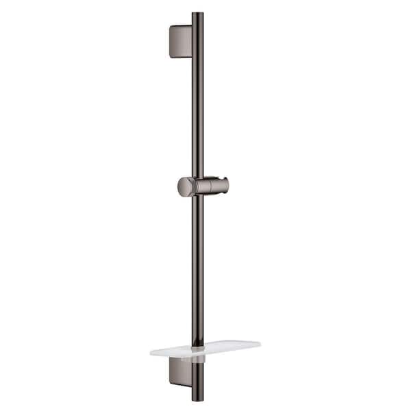 GROHE Rainshower SmartActive 24 in. Shower Bar in Hard Graphite