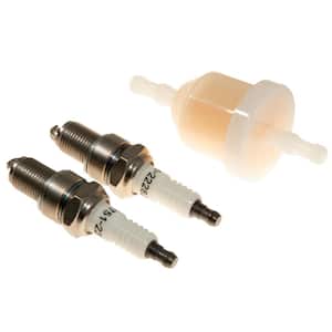 Replacement Fuel Filter and Spark Plug for Kawasaki FR and FS Series Twin-Cylinder Gas Engines