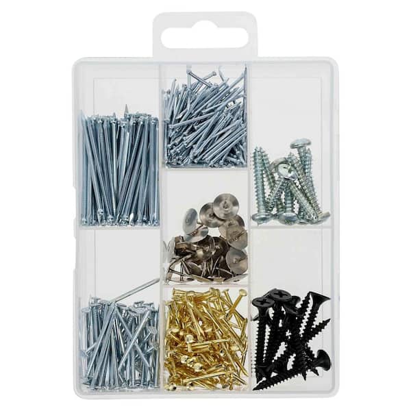 Hillman HOMEPAK 6 oz. Tacks, Nails, Brads, and Screws Assorted Kit