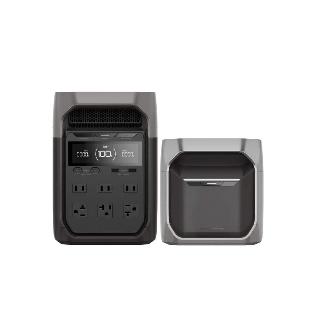1800-Watt DELTA 3 Portable LFP Power Station with 1 piece delta 3 extra battery, 1024Wh Battery Generator price history on PriceWatchPro