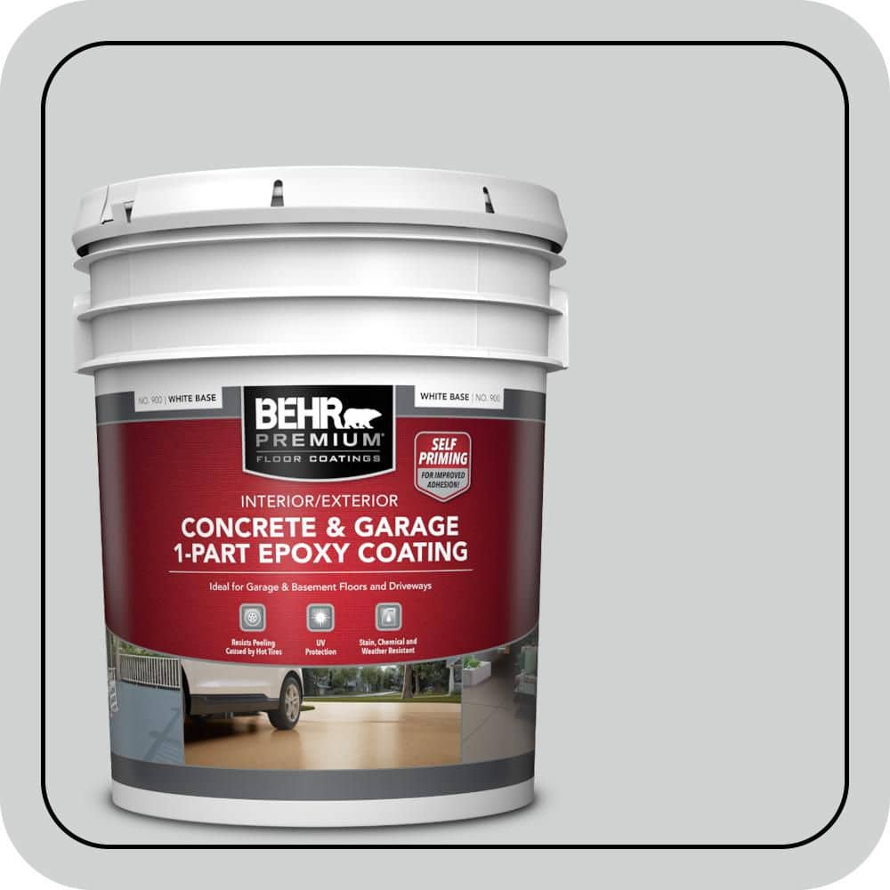 BEHR PREMIUM 5 gal. #N530-2 Double Click Self-Priming 1-Part Epoxy ...