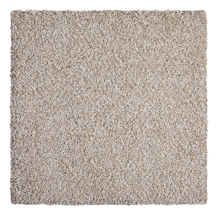 TrafficMaster Willow - Kirkdale - Beige Residential 18 x 18 in. Peel and Stick Carpet Tile Square (22.5 sq. ft.)