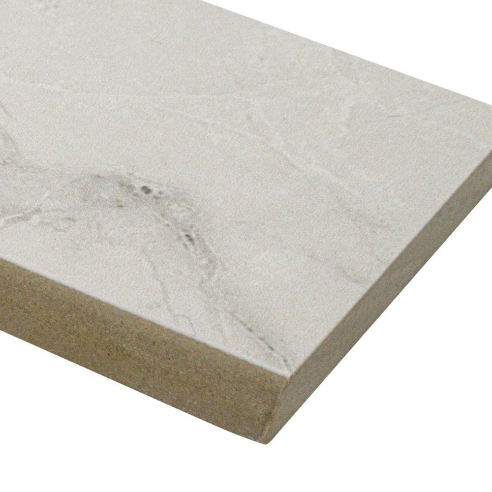 Briella Grey Bullnose 3 in. x 24 in. Matte Porcelain Wall Tile (20 lin. ft./Case) price history on PriceWatchPro
