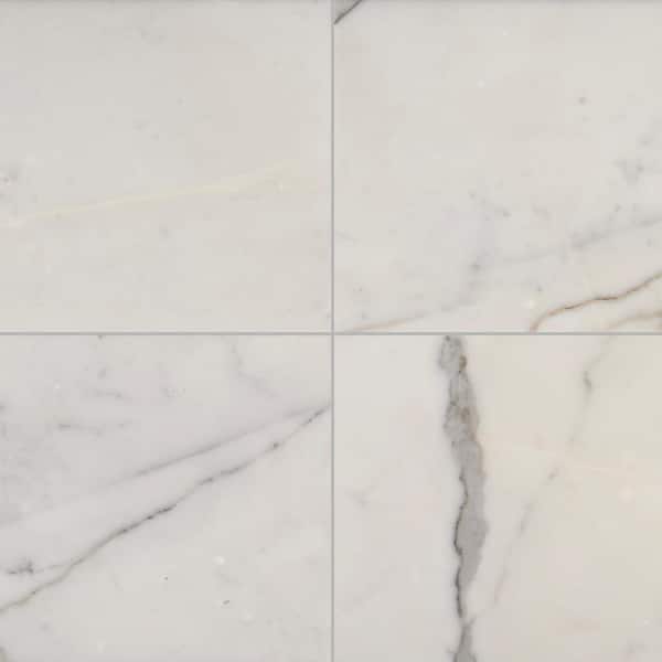 MSI Calacatta Gold 12 in. x 12 in. Polished Marble Floor and Wall Tile (10 sq. ft./Case)