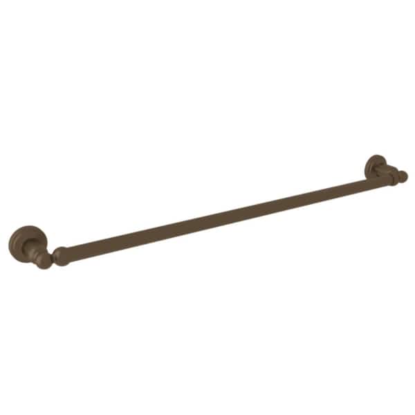 Edwardian 24 in. Wall Mount Towel Bar in English Bronze