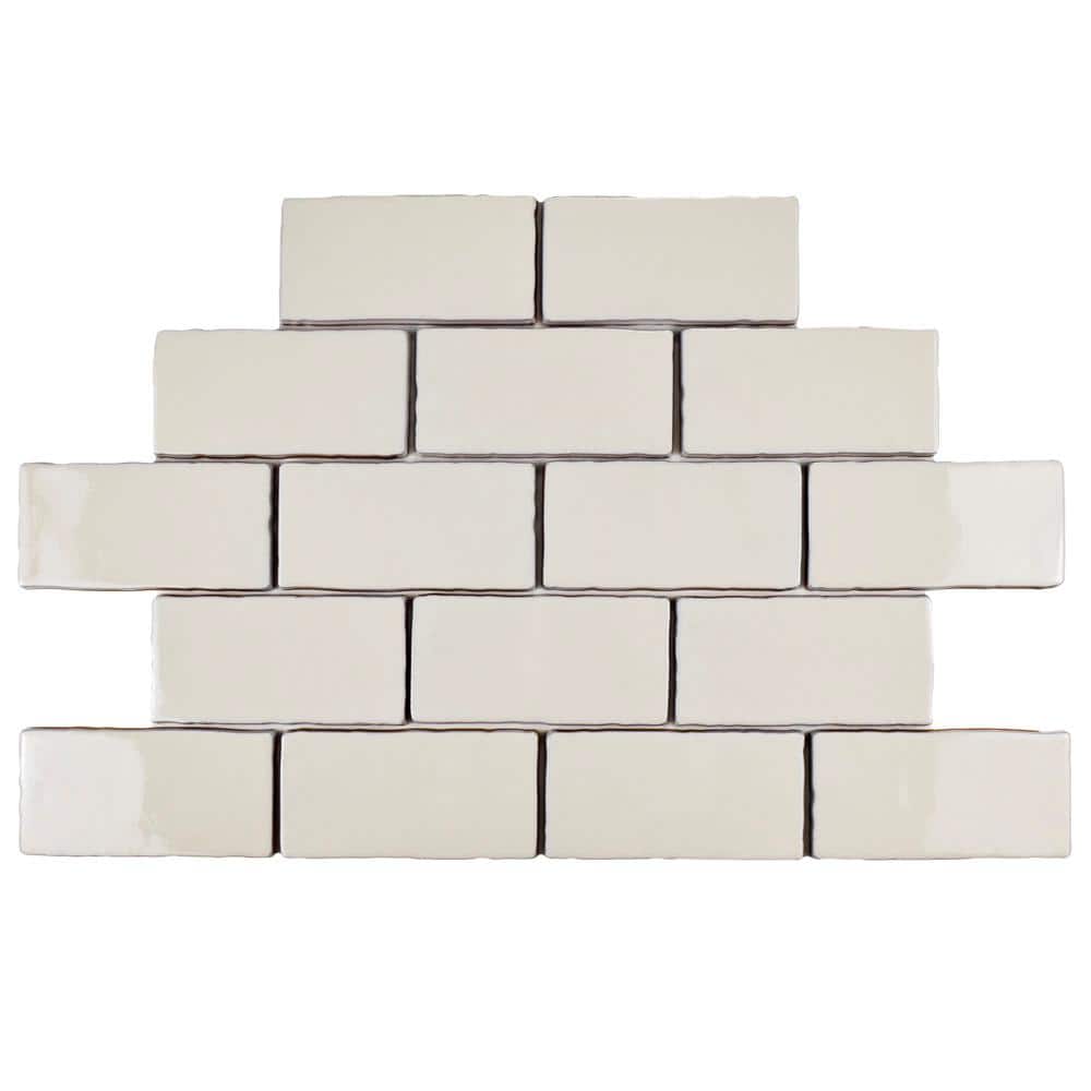 Antic Craquelle White 3 in. x 6 in. Ceramic Wall Tile (4.16 sq. ft. /Case) price history on PriceWatchPro