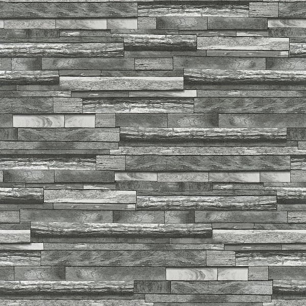 Marburg Federico Grey Slate Strippable Wallpaper Covers 57.5 sq. ft.