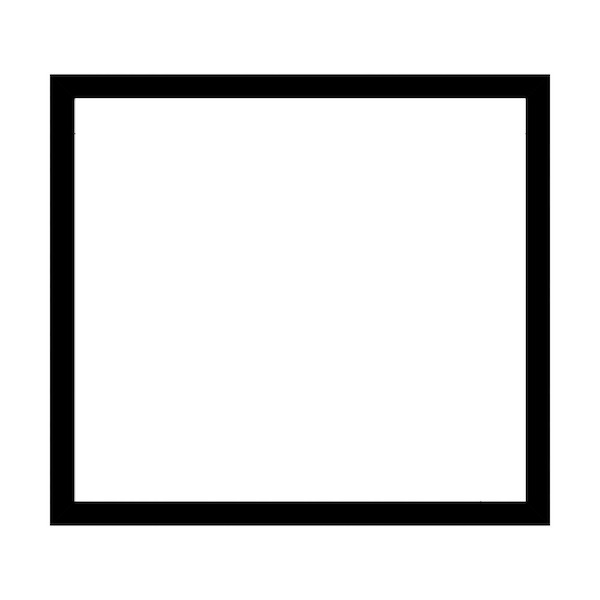 Amanti Art Mirror Makeover Brushed Black 41.25 in. W x 37.25 in. H Bathroom Mirror Frame Border Kit-Fits a 40 x 36 Mirror